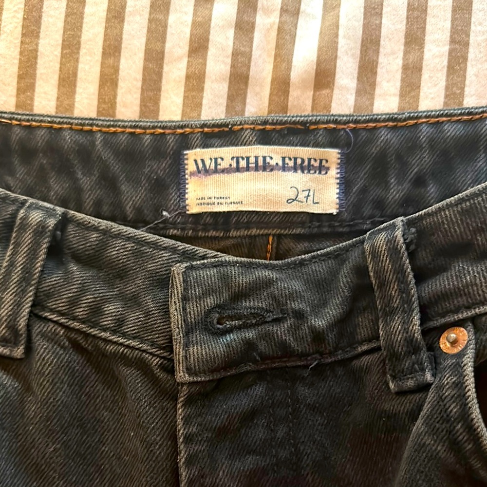 We The Free Dark Gray Denim Jeans
